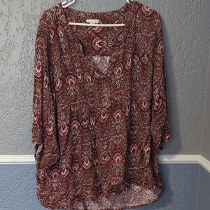Westport Multicolor Paisley Blouse